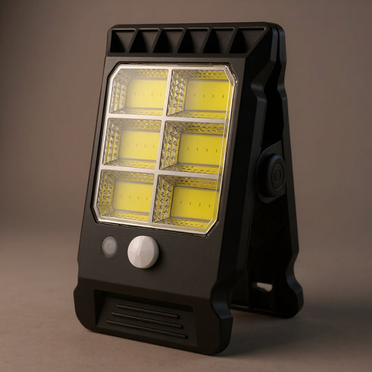 Solar Clip Light with Motion Sensor - Punch-Free Patio Mount