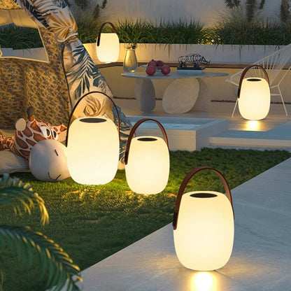 Portable Solar Yard Light - Rechargeable Outdoor Garden Lamp