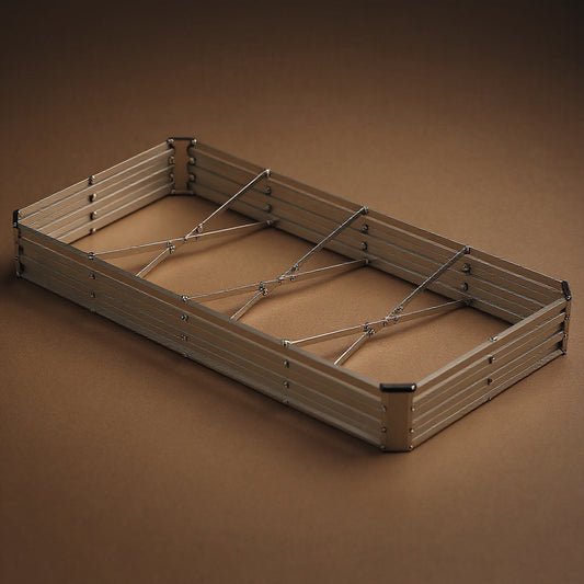 Galvanized Raised Garden Bed - Easy-Assemble Outdoor Planter Box