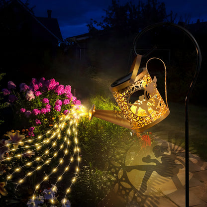 Solar Watering Can Lights - Metal Decorative Outdoor Garden Decor