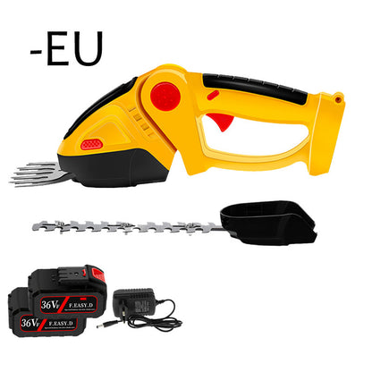 Cordless Electric Hedge Shears & Weeder - Rechargeable Garden Tool