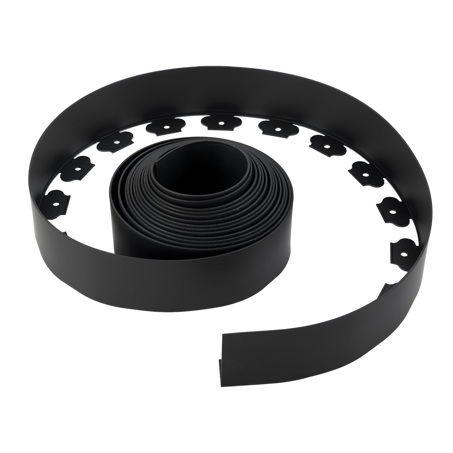 Plastic Garden Edging 33ft x 4in - Border with 30 Spikes