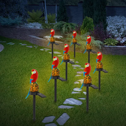 Solar Parrot Garden Light - IP65 Waterproof LED Figurine