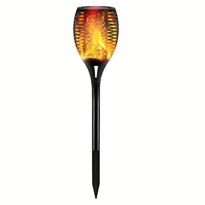 Solar Flickering Flame Torch Lights - Outdoor Garden Pathway