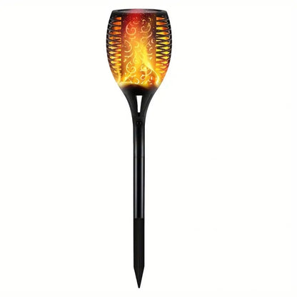 Solar Flickering Flame Torch Lights - Outdoor Garden Pathway