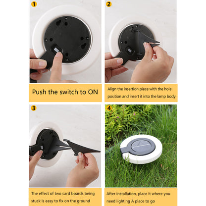 Solar Floor Lamp - Outdoor Decorative Ground Light