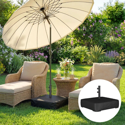 Cantilever Umbrella Base 176lb - Sand-Fillable Heavy-Duty Stand