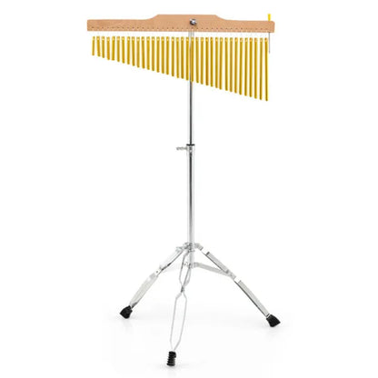 36-Tube Wind Chime with Tripod Stand - Portable Percussion