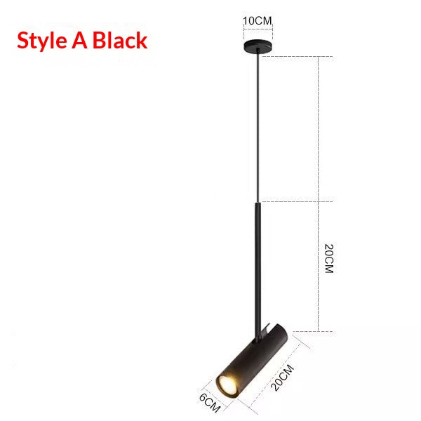 Modern Minimalist Swivel Spotlight - Sleek Track Fixture
