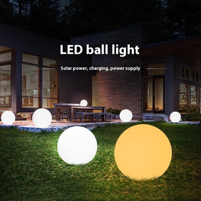 Solar Luminous Ball Garden Light - Outdoor Glow Orb