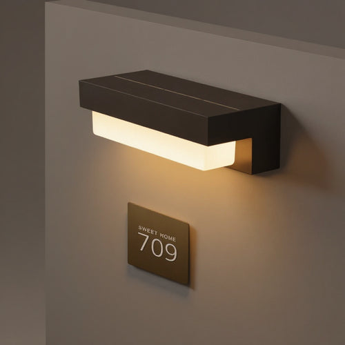 Solar Wall Light - Waterproof Outdoor Patio Sconce