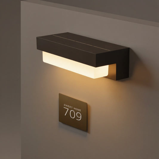 Solar Wall Light - Waterproof Outdoor Patio Sconce