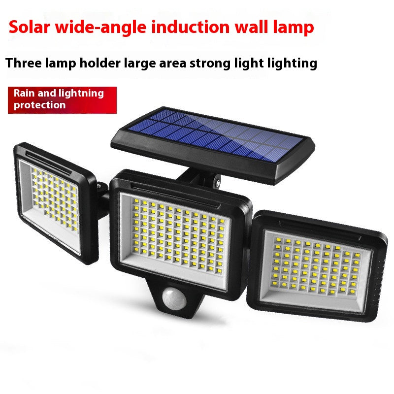 Motion-Sensing Solar Wall Lamp - Intelligent Outdoor Induction