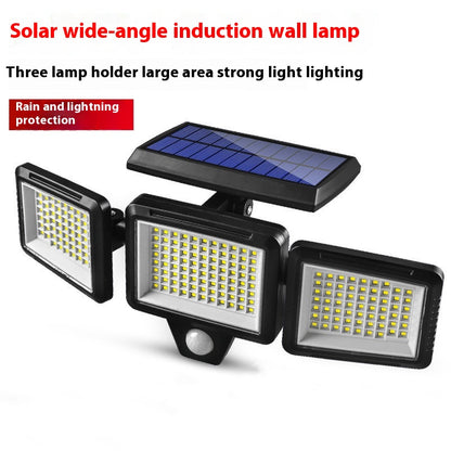 Motion-Sensing Solar Wall Lamp - Intelligent Outdoor Induction