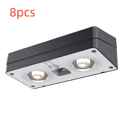 Solar Fence Post Light - Color-Fixed Lens Outdoor Decor