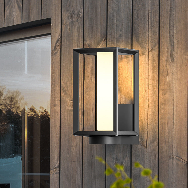Solar Entry Gate Wall Light - Outdoor Villa Courtyard Post Light