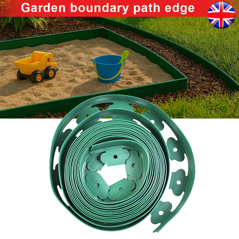 Flexible Garden Border Edging - 33ft Path Lawn Divider