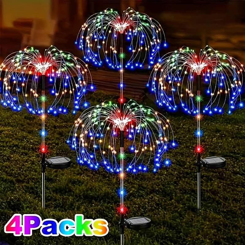 Solar LED Smoke Effect Lamp - Outdoor Courtyard Garden Decor
