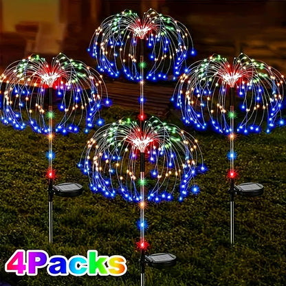 Solar LED Smoke Effect Lamp - Outdoor Courtyard Garden Decor