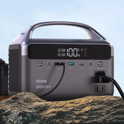 Portable Solar Power Station - 192Wh, 300W Output