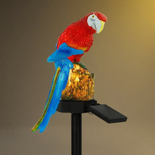 Solar Parrot Garden Light - IP65 Waterproof LED Figurine