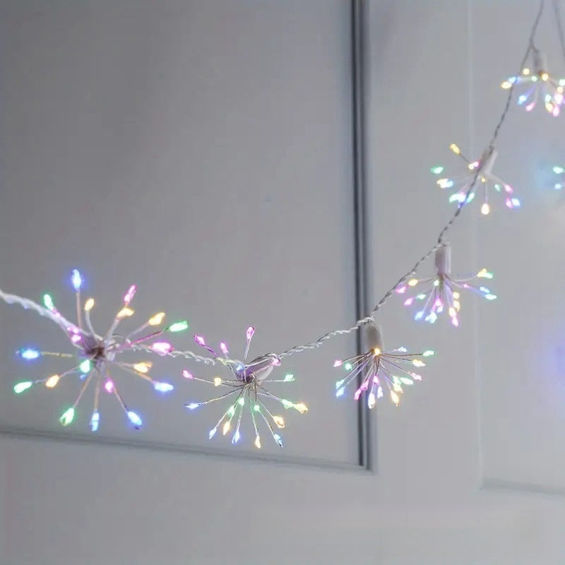 Dandelion Solar Fireworks Lamp - LED Decorative Garden Light