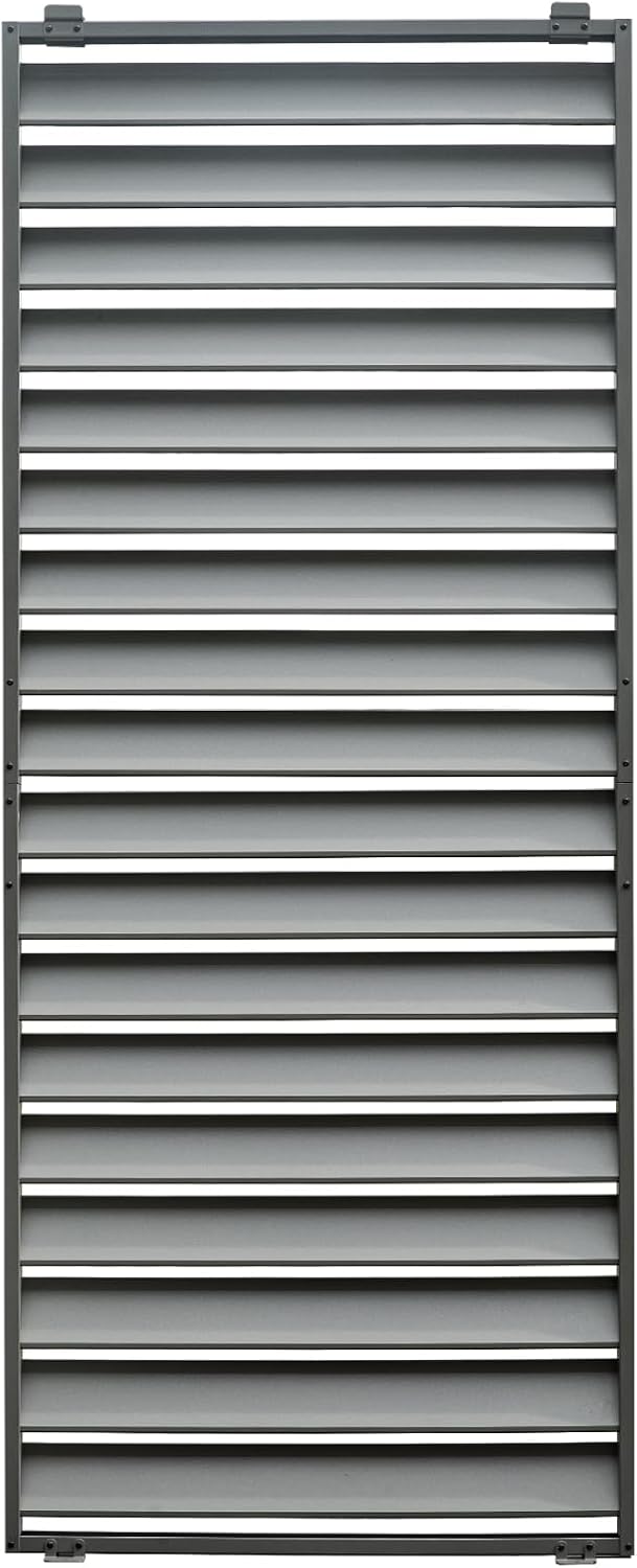 Louvered Pergola Privacy Screen - Outdoor Shade Panel