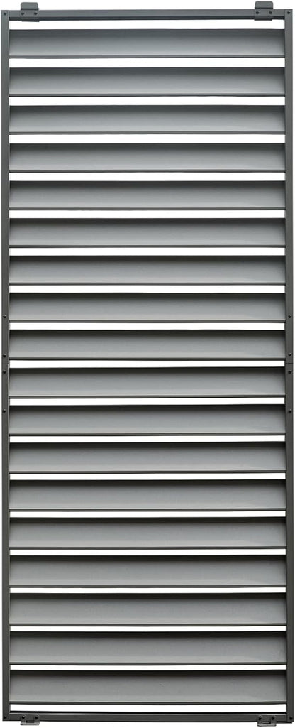 Louvered Pergola Privacy Screen - Outdoor Shade Panel