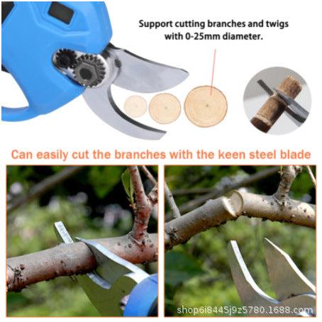 LCD Electric Pruning Shears - Fruit Tree & Bonsai Cutter