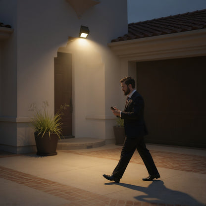 Solar Motion Sensor Light - 20 LED, IP65 Waterproof, 120Â° Wide