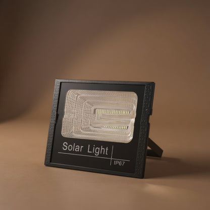 Auto Dusk-to-Dawn Solar Flood Light - Outdoor Yard Lamp