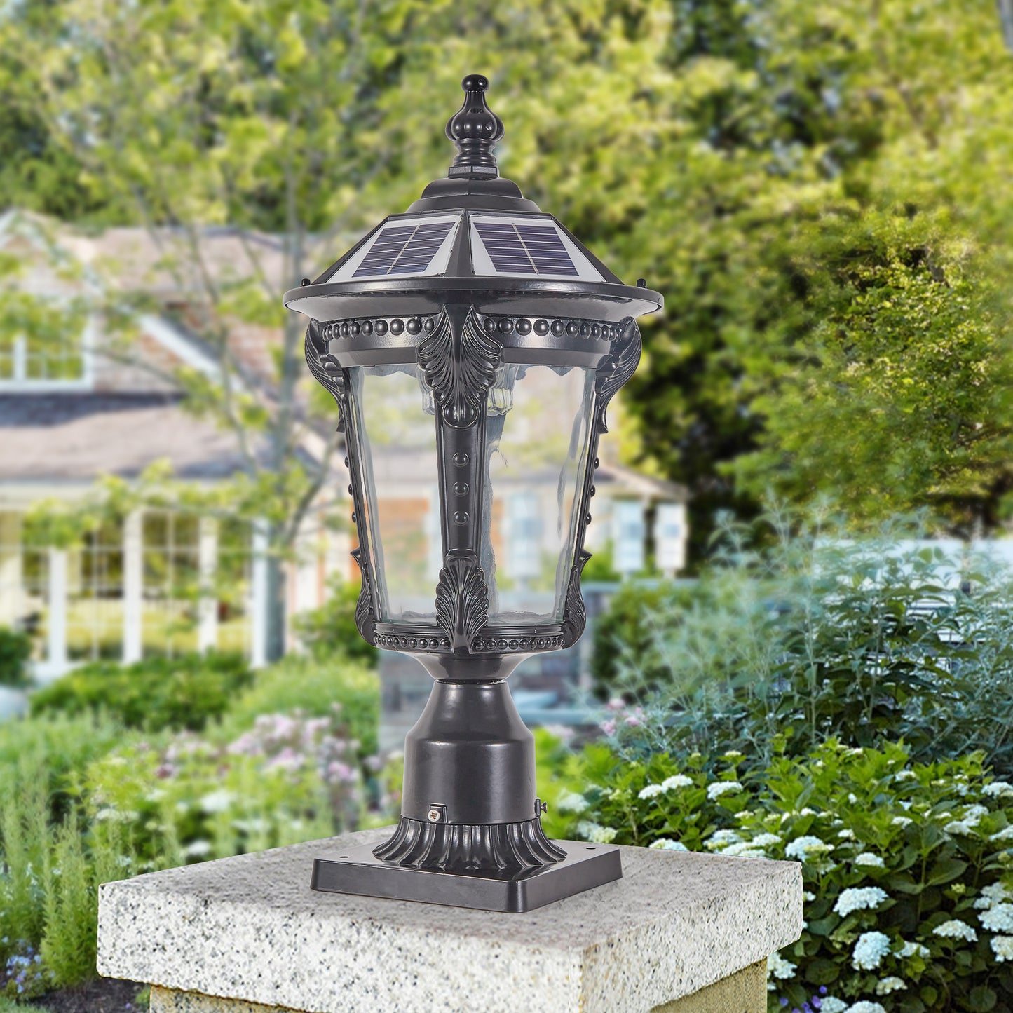 Retro Dimmable Solar Light - Outdoor LED Vintage Lantern
