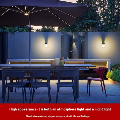 Solar Outdoor Garden Wall Lamp - Decorative Yard Light
