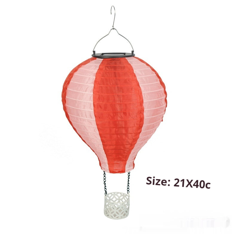 Solar Hot Air Balloon Lawn Lamp - Whimsical Garden Lantern