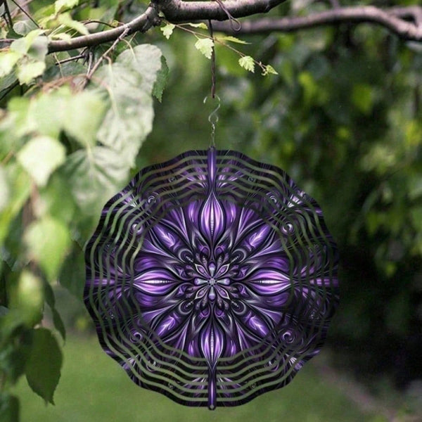 4-in-1 Solar Wind Spinner - Outdoor Garden Patio Kinetic Art