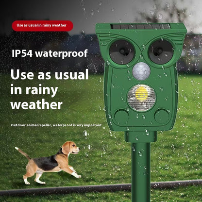 Solar Infrared Animal Repeller - Outdoor Pest Deterrent
