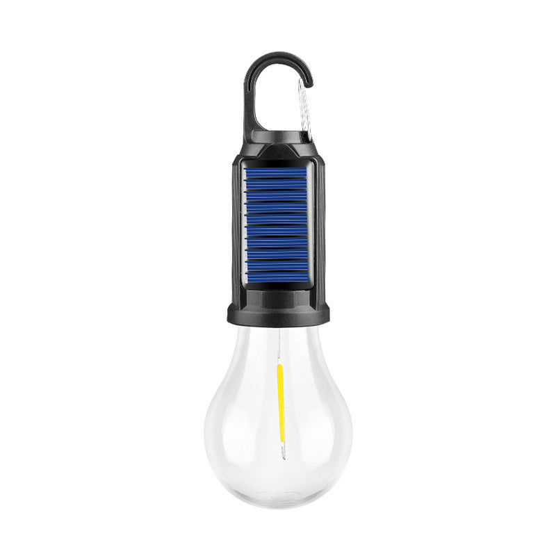 Solar Outdoor Warm White Bulb Light - Garden Accent Lamp
