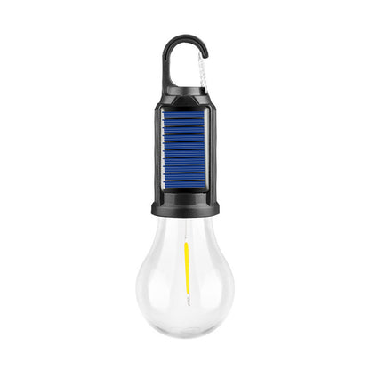 Solar Outdoor Warm White Bulb Light - Garden Accent Lamp