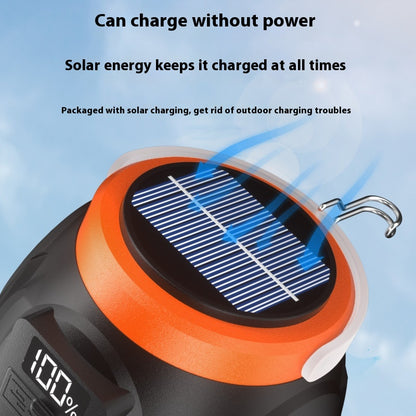 Solar Camping Lantern - Portable Outdoor LED Tent Light