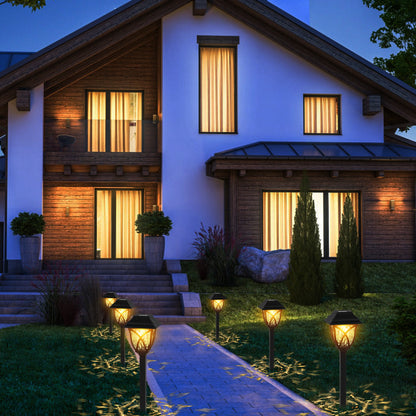 Solar Decorative Garden Stake Lamp - IP45 Waterproof Landscape