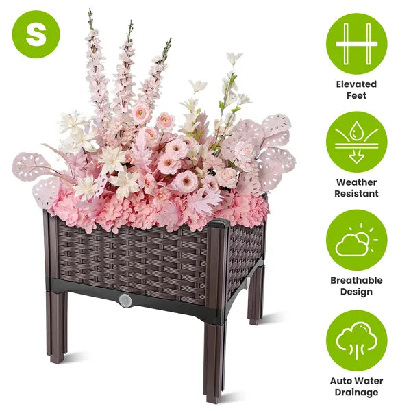 Self-Watering Raised Garden Bed with Legs - Elevated Planter Box