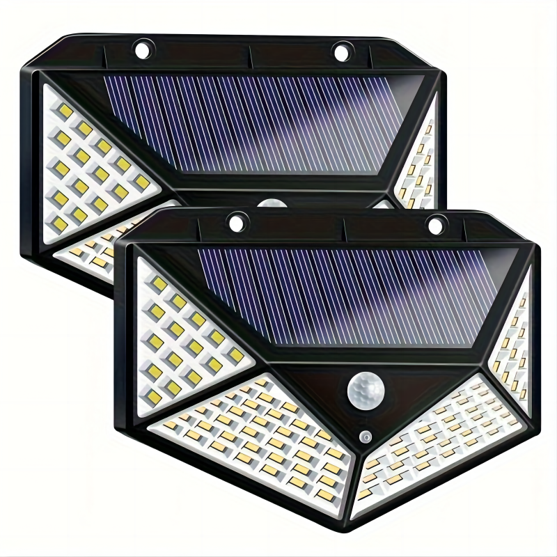 Solar 4-Sided Outdoor Light - All-Angle Garden Lamp
