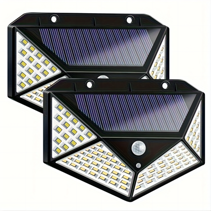 Solar 4-Sided Outdoor Light - All-Angle Garden Lamp