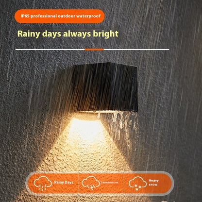Waterproof Solar Landscape Wall Lamp - Outdoor Fixture
