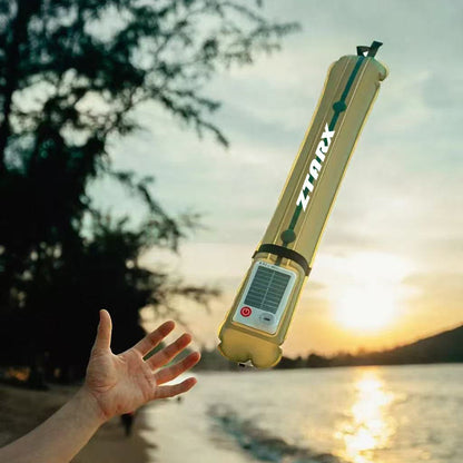 Solar Camping Lantern - Inflatable Outdoor Gas-Style LED Lamp