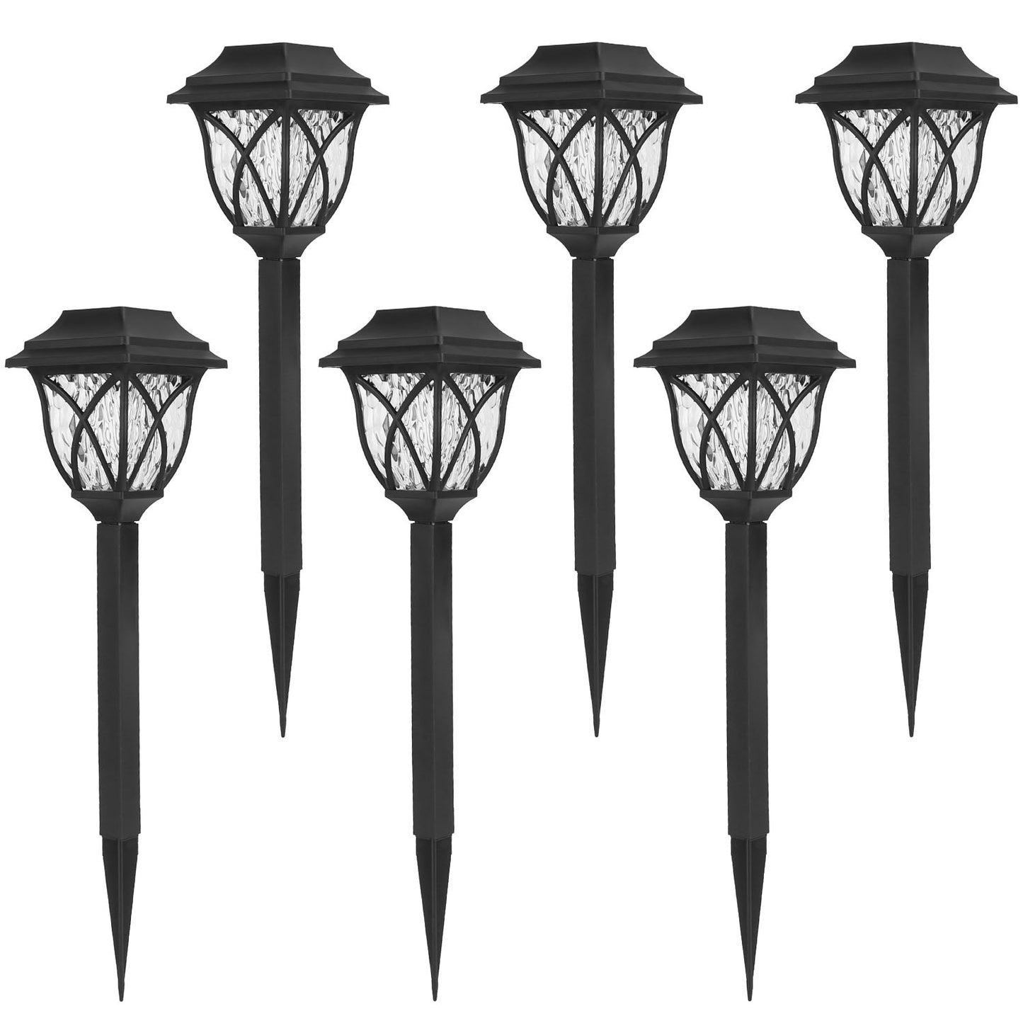 Solar Decorative Garden Stake Lamp - IP45 Waterproof Landscape