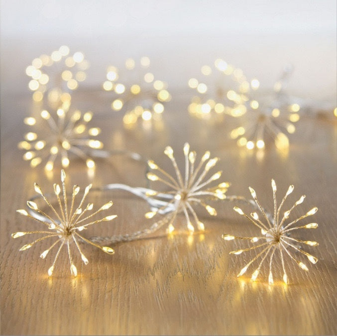 Dandelion Solar Fireworks Lamp - LED Decorative Garden Light