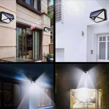 Solar 4-Sided Outdoor Light - All-Angle Garden Lamp