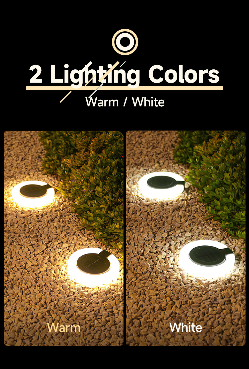 Solar Floor Lamp - Outdoor Decorative Ground Light