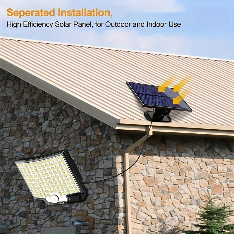 Split Solar Motion Sensor Light - 106 LED Outdoor Waterproof